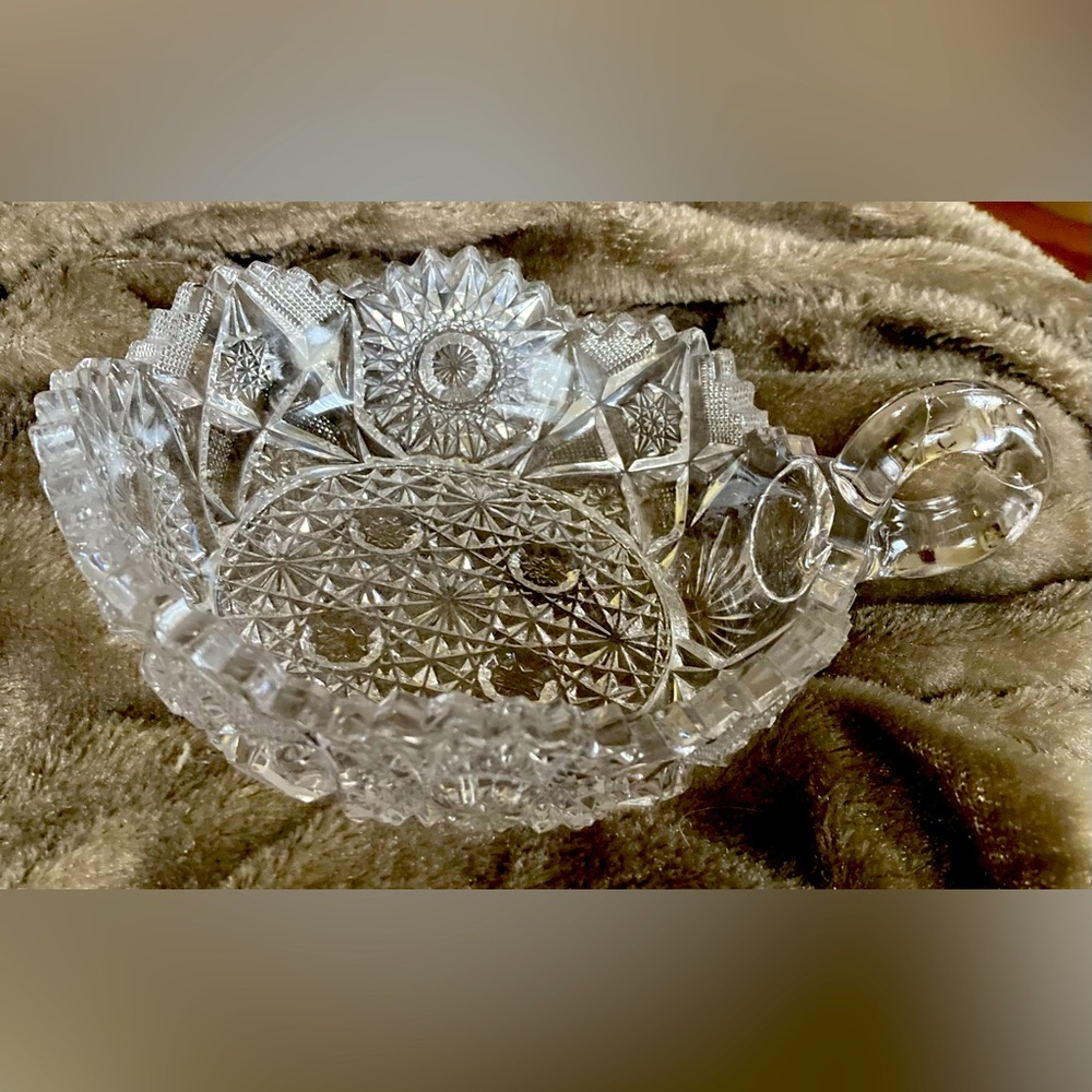 Estate auction, Westmoreland, Deep Cut Glass hobbs and pinwheel uranium glass?